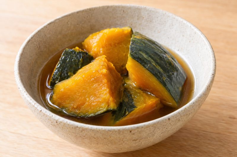 Kabocha no nimono, courge mijotée au dashi